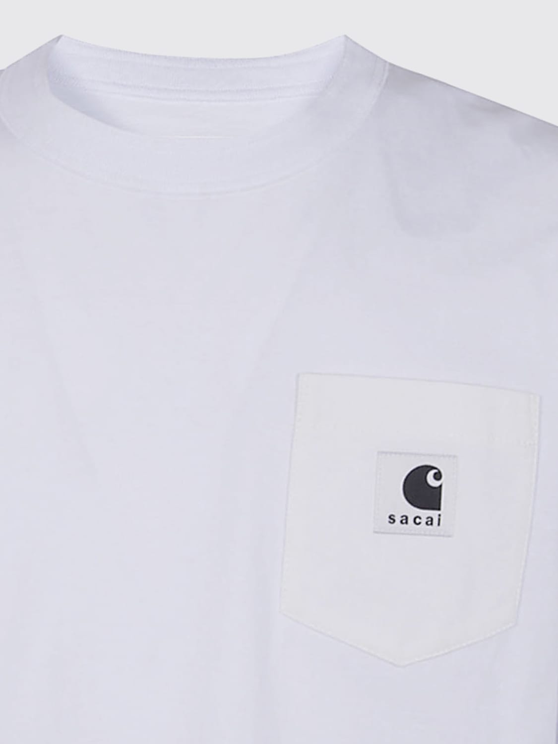SACAI X CARHARTT WIP T-SHIRT: T-shirt men Sacai X Carhartt Wip, White - Img 3