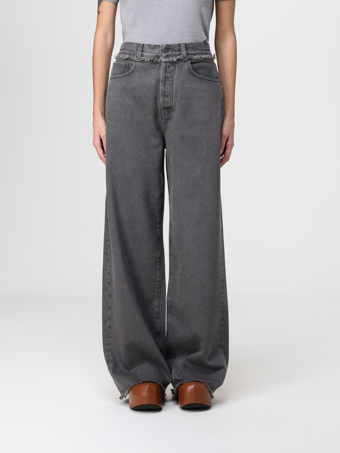 ALANUI JEANS: Jeans woman Alanui, Grey - Img 1