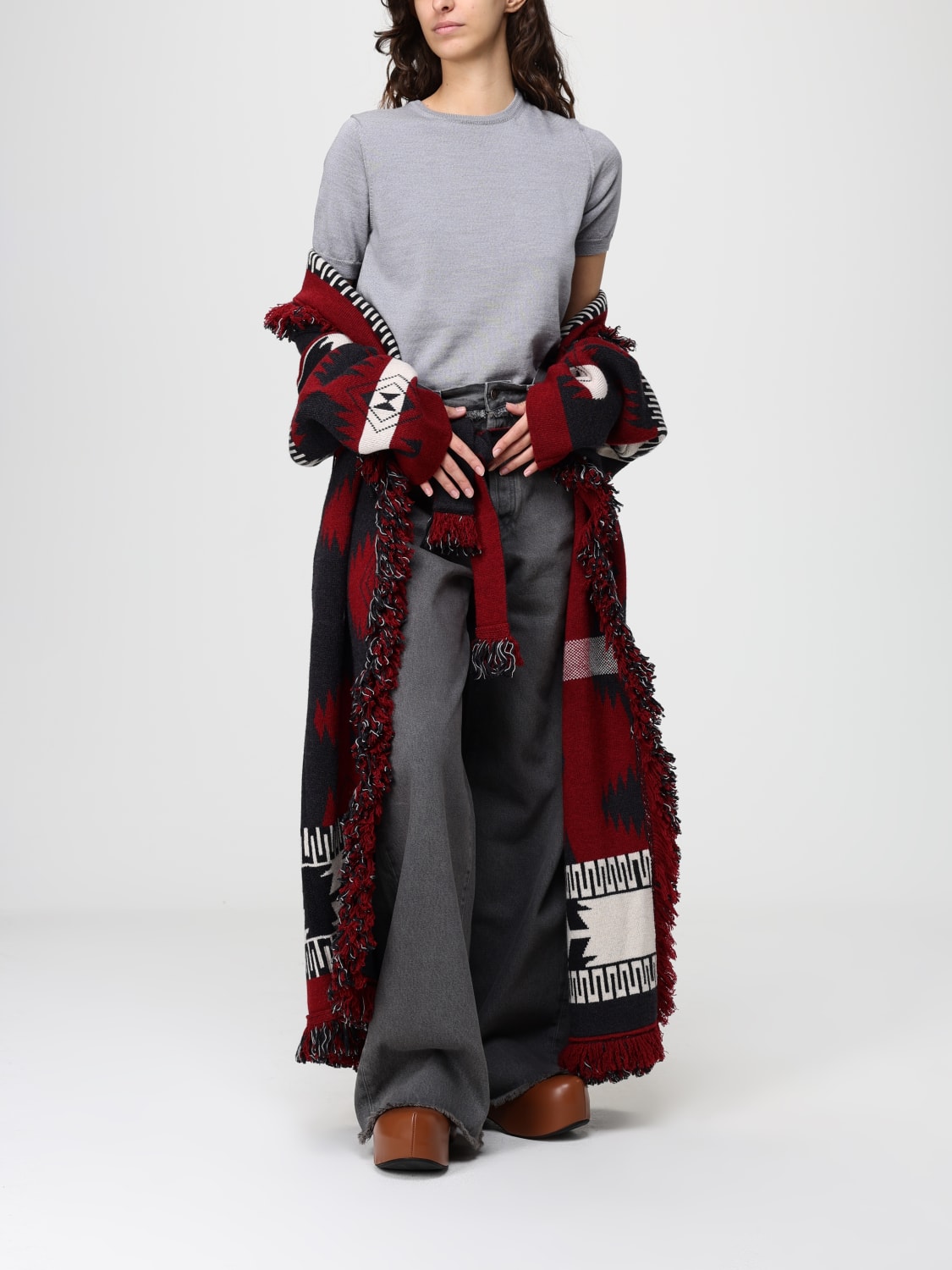 ALANUI JEANS: Jeans woman Alanui, Grey - Img 2