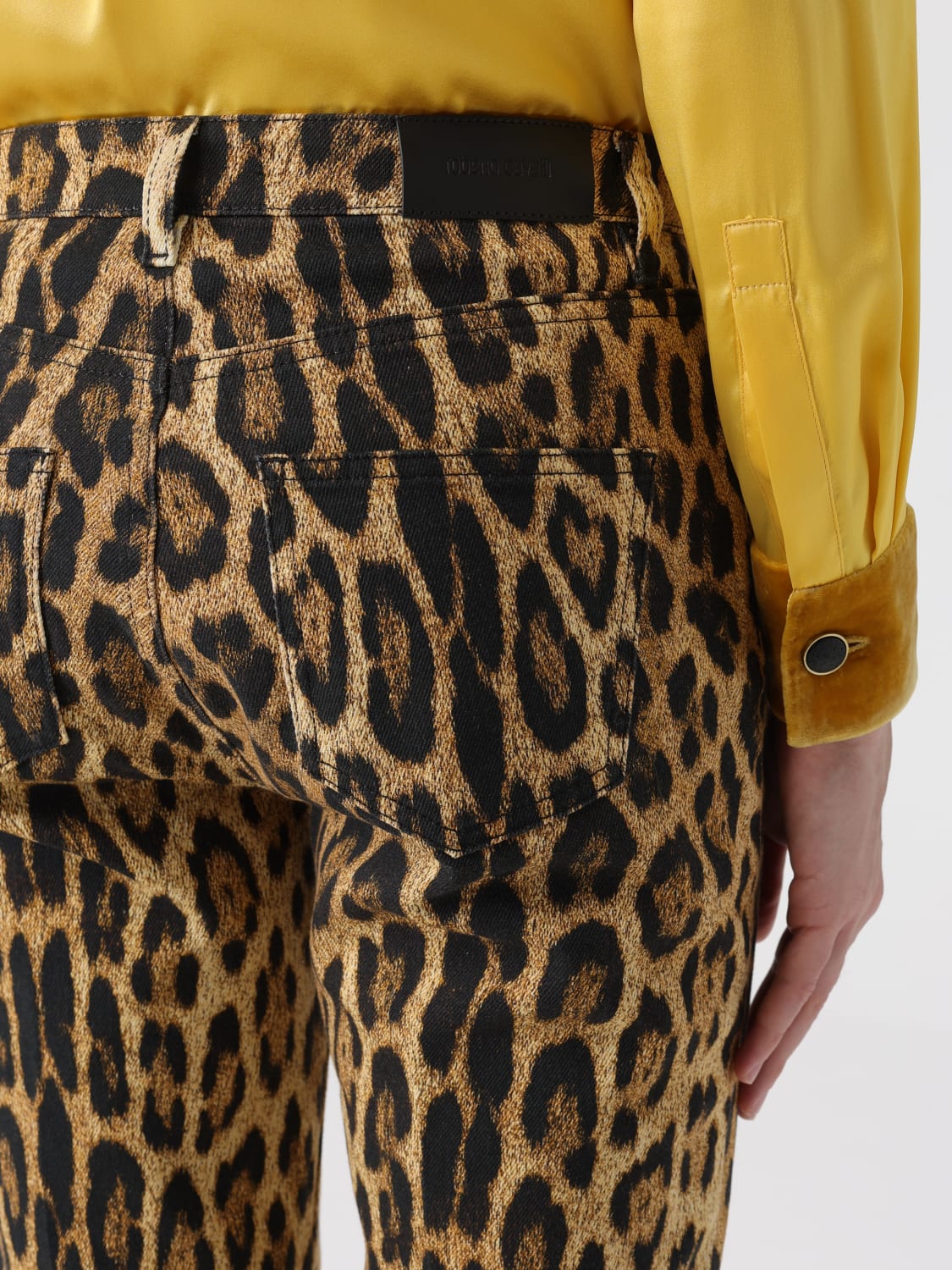 ROBERTO CAVALLI JEANS: Jeans woman Roberto Cavalli, Natural - Img 5