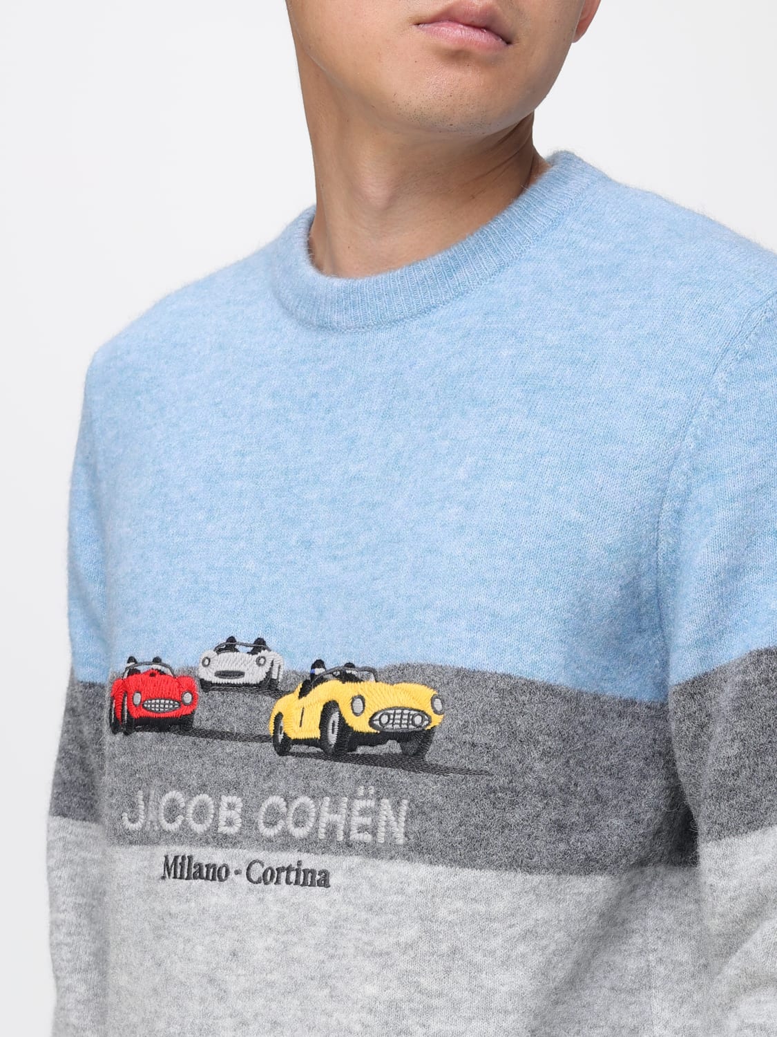 JACOB COHEN PULLOVER: Pullover herren Jacob Cohen, Rot - Img 3