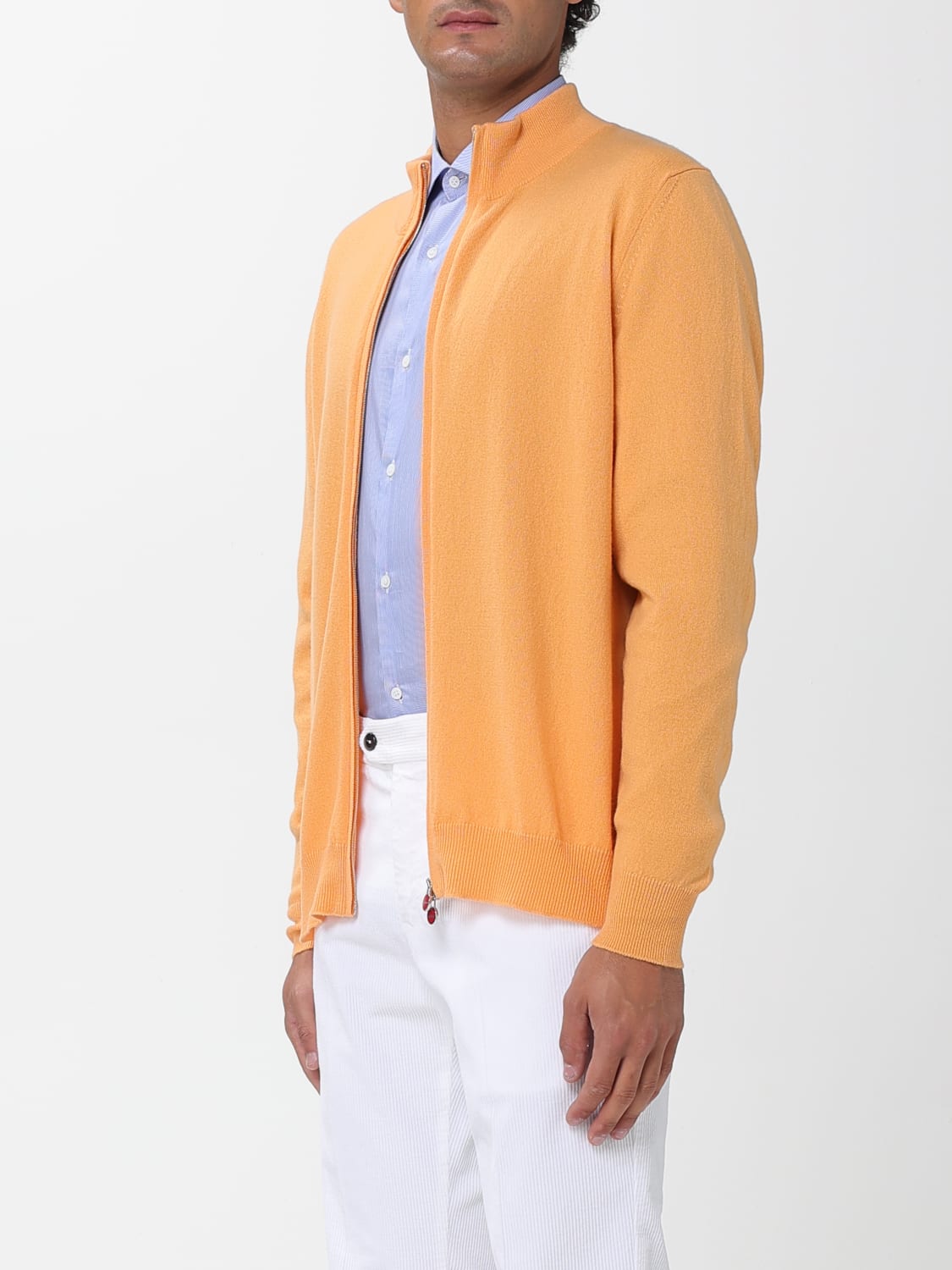 KITON SWEATER: Sweater men Kiton, Orange - Img 3