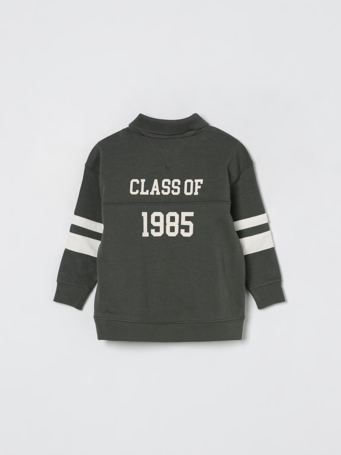 TOMMY HILFIGER POLO: Polo in cotone con logo Tommy Hilfiger, Verde - Img 2