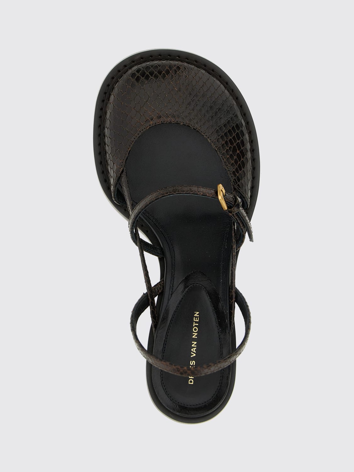 DRIES VAN NOTEN PUMP: High heel shoes woman Dries Van Noten, Brown - Img 4