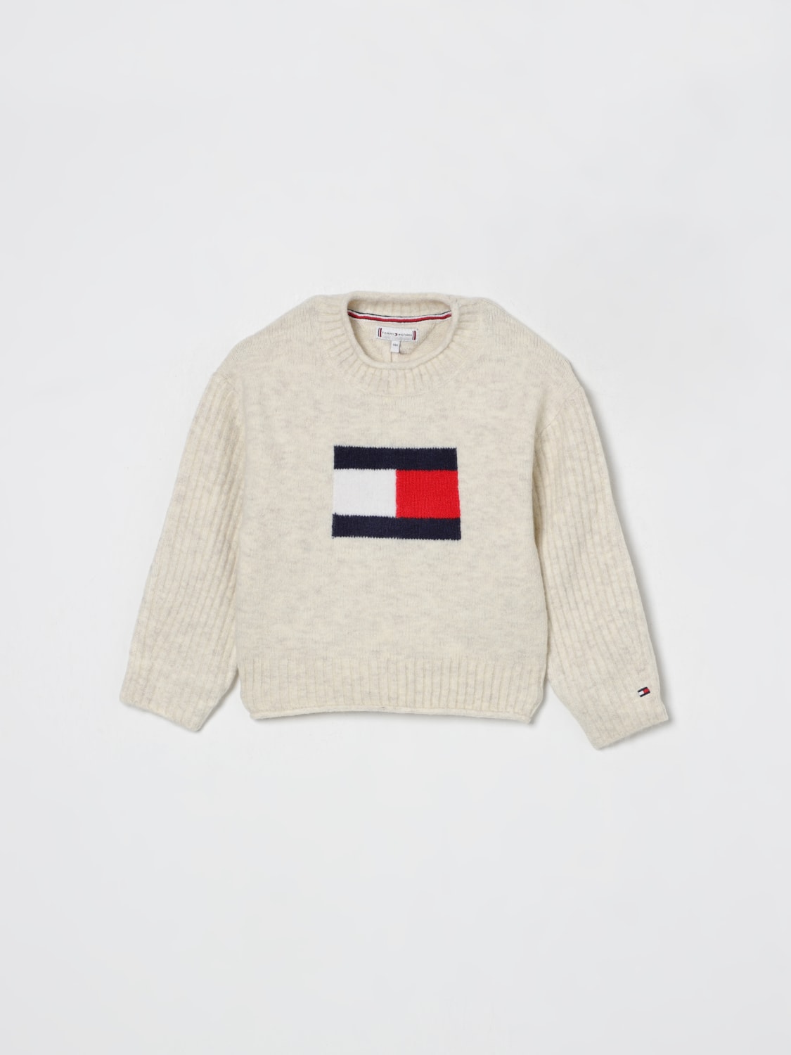 TOMMY HILFIGER PULL: Pull enfant Tommy Hilfiger, Gris - Img 1