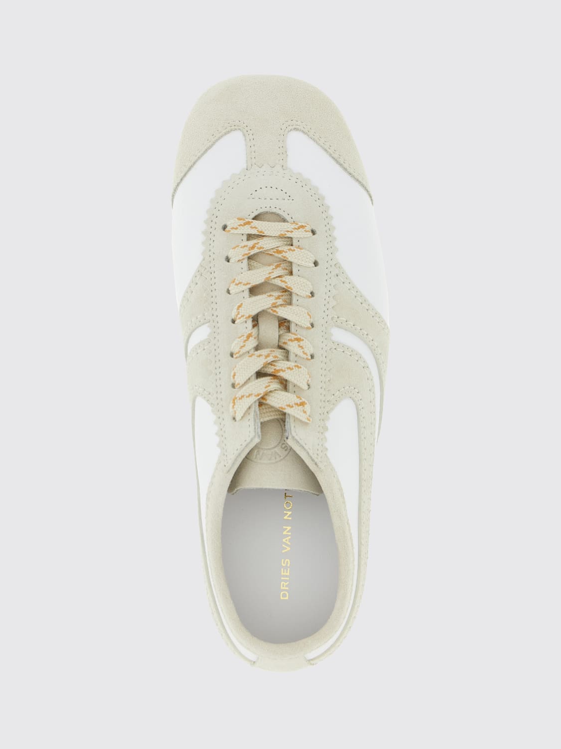 DRIES VAN NOTEN 运动鞋: 运动鞋 男士 Dries Van Noten, 米色 - Img 4