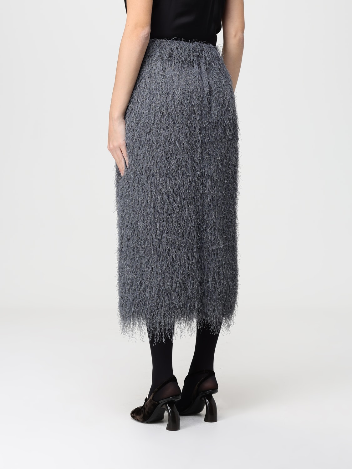 DRIES VAN NOTEN SKIRT: Skirt woman Dries Van Noten, Grey - Img 3