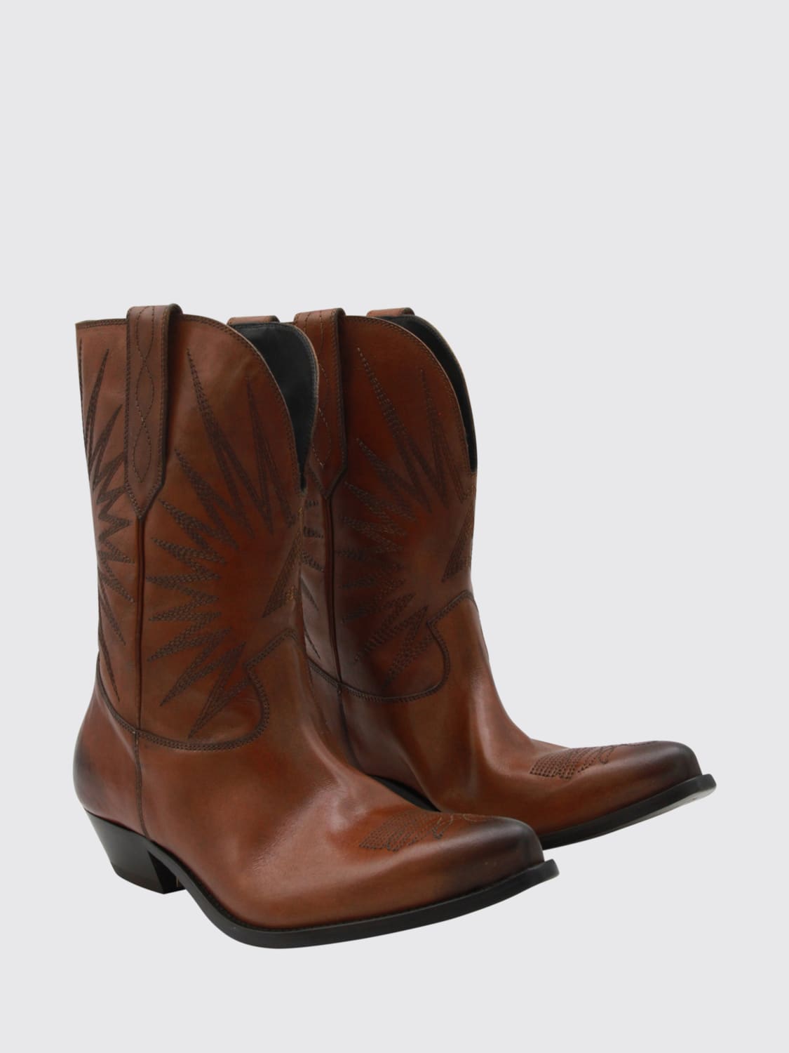 GOLDEN GOOSE БОТИНКИ: Ботинки Мужское Golden Goose, Коричневый - Img 2