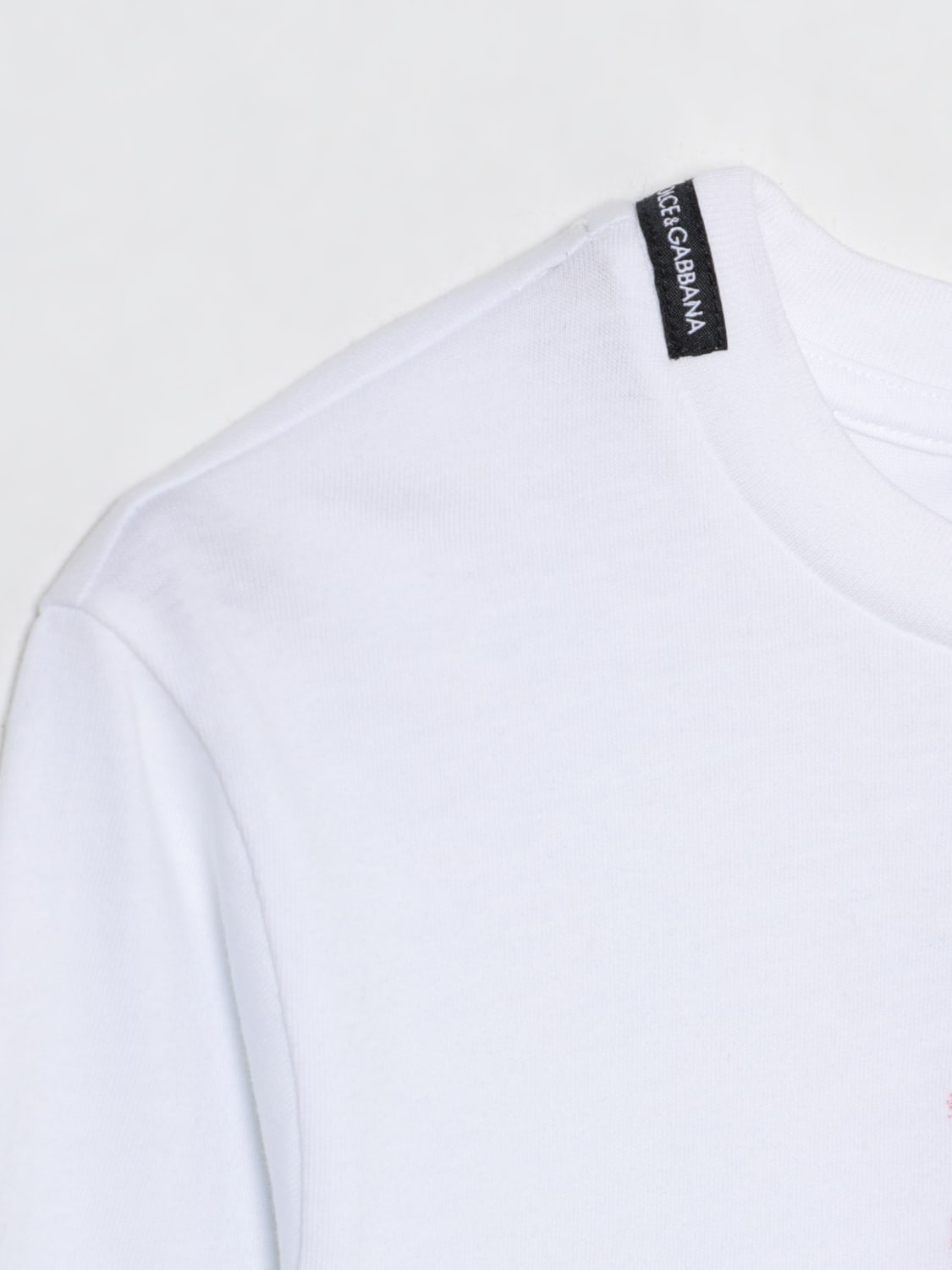 DOLCE & GABBANA T-SHIRT: T-shirt enfant Dolce & Gabbana, Blanc - Img 3
