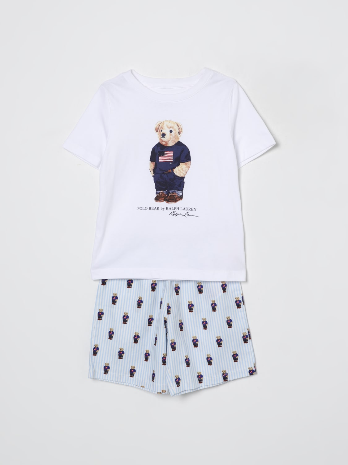 POLO RALPH LAUREN CLOTHING SET: Polo Ralph Lauren boys' set, White - Img 1