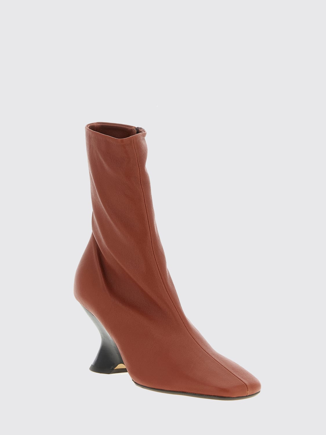 DRIES VAN NOTEN BOTAS: Zapatos mujer Dries Van Noten, Marrón - Img 2