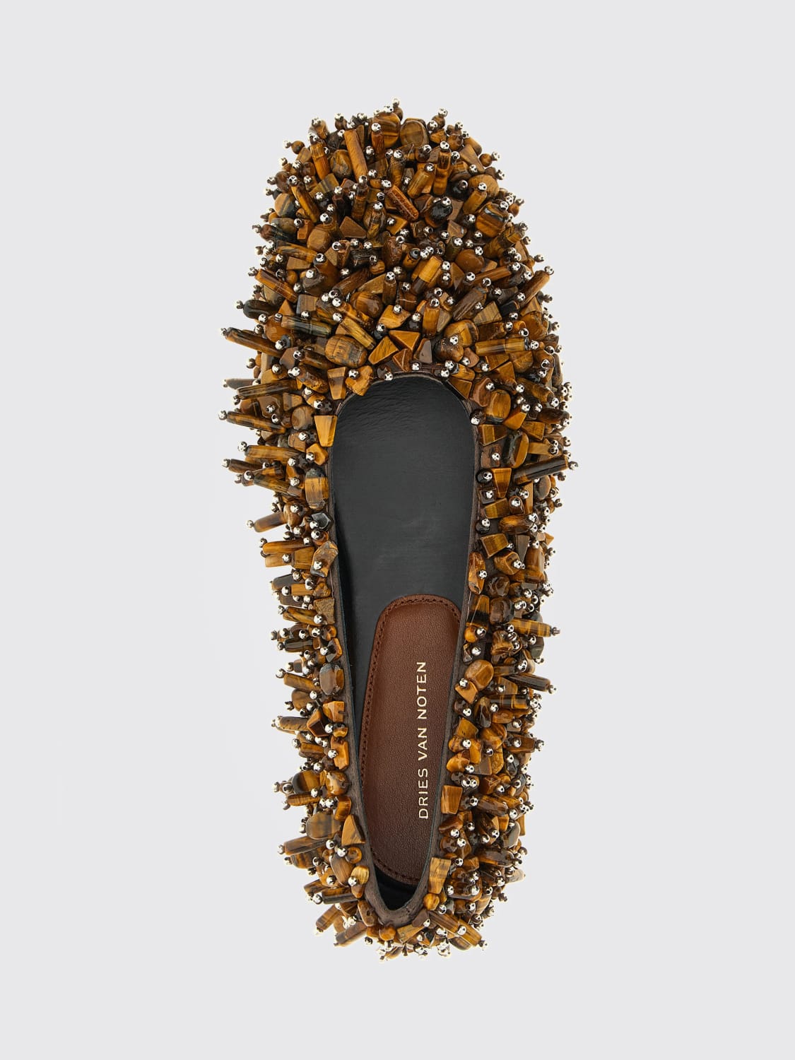 DRIES VAN NOTEN BALLERINE: Chaussures femme Dries Van Noten, Marron - Img 4