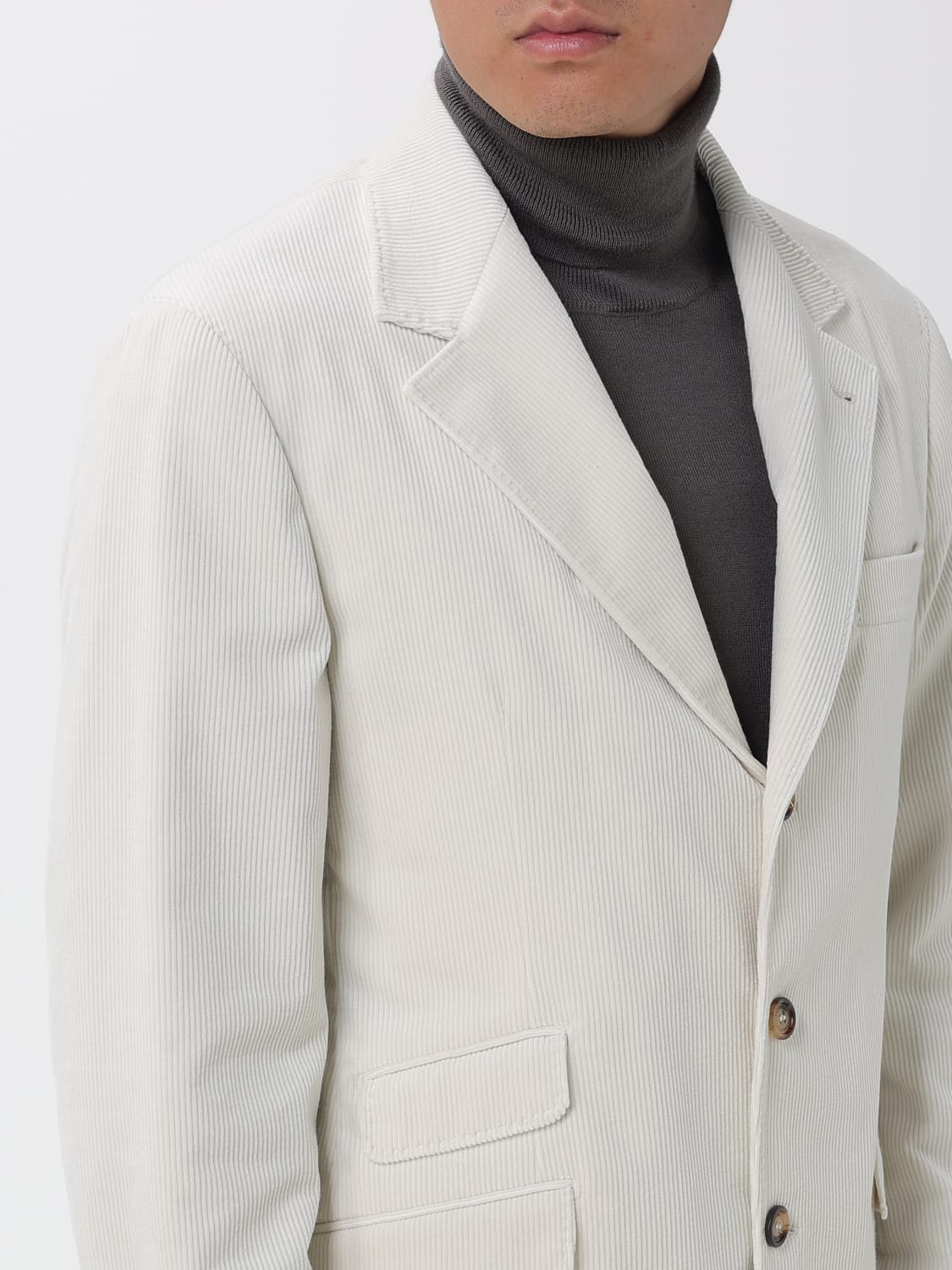 BRUNELLO CUCINELLI SUIT: Suit men Brunello Cucinelli, Yellow Cream - Img 5