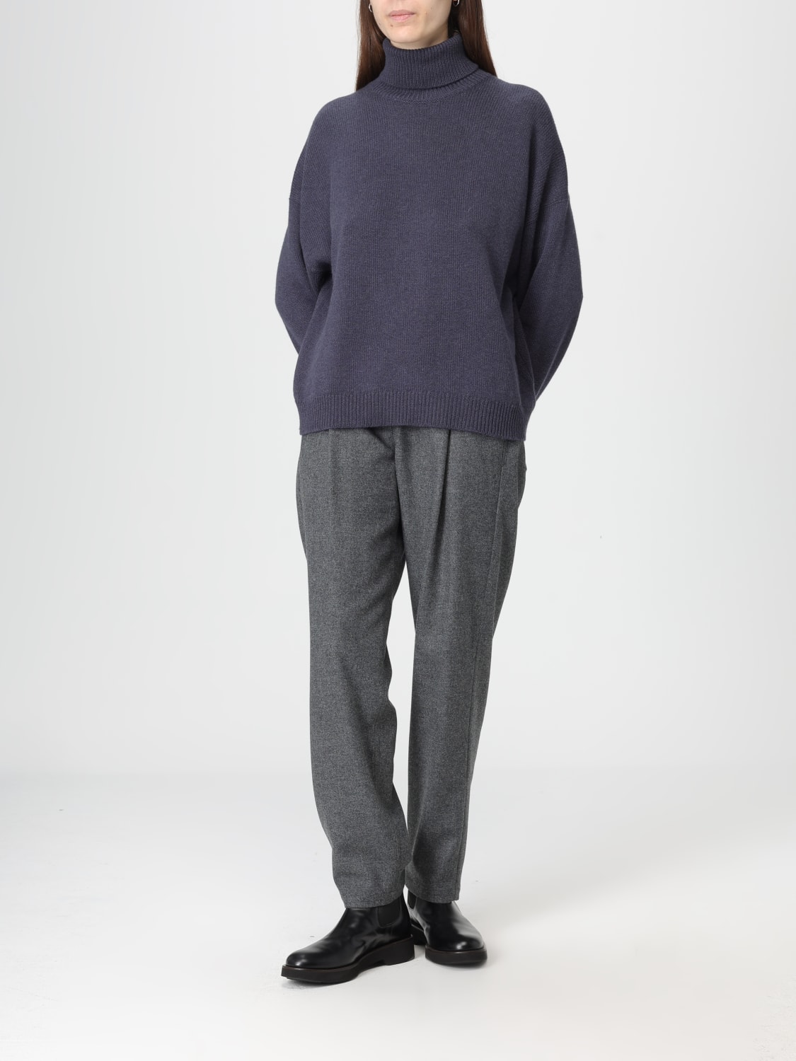 BRUNELLO CUCINELLI SWEATER: Sweater woman Brunello Cucinelli, Blue - Img 2