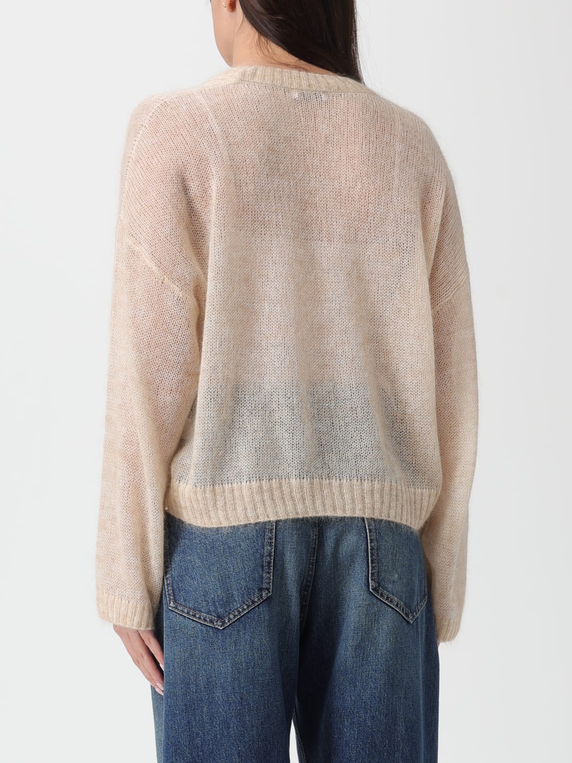 BRUNELLO CUCINELLI SWEATER: Sweater woman Brunello Cucinelli, Ivory - Img 3