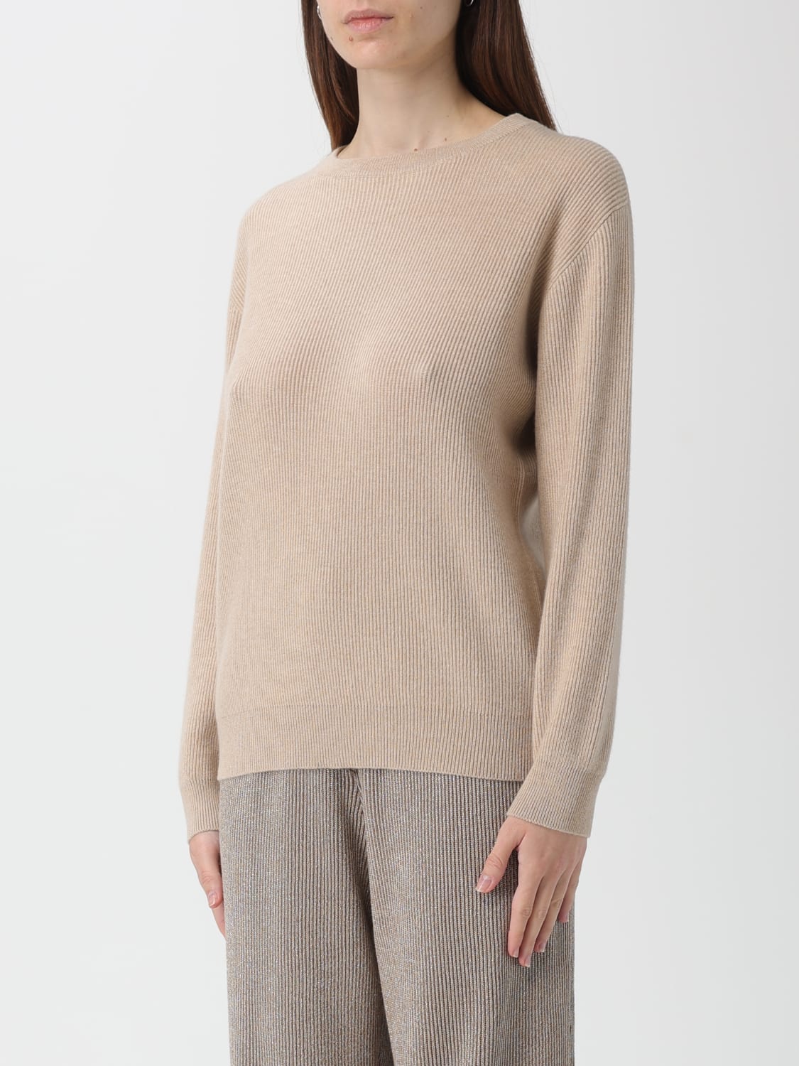 BRUNELLO CUCINELLI PULLOVER: Pullover damen Brunello Cucinelli, Sand - Img 4