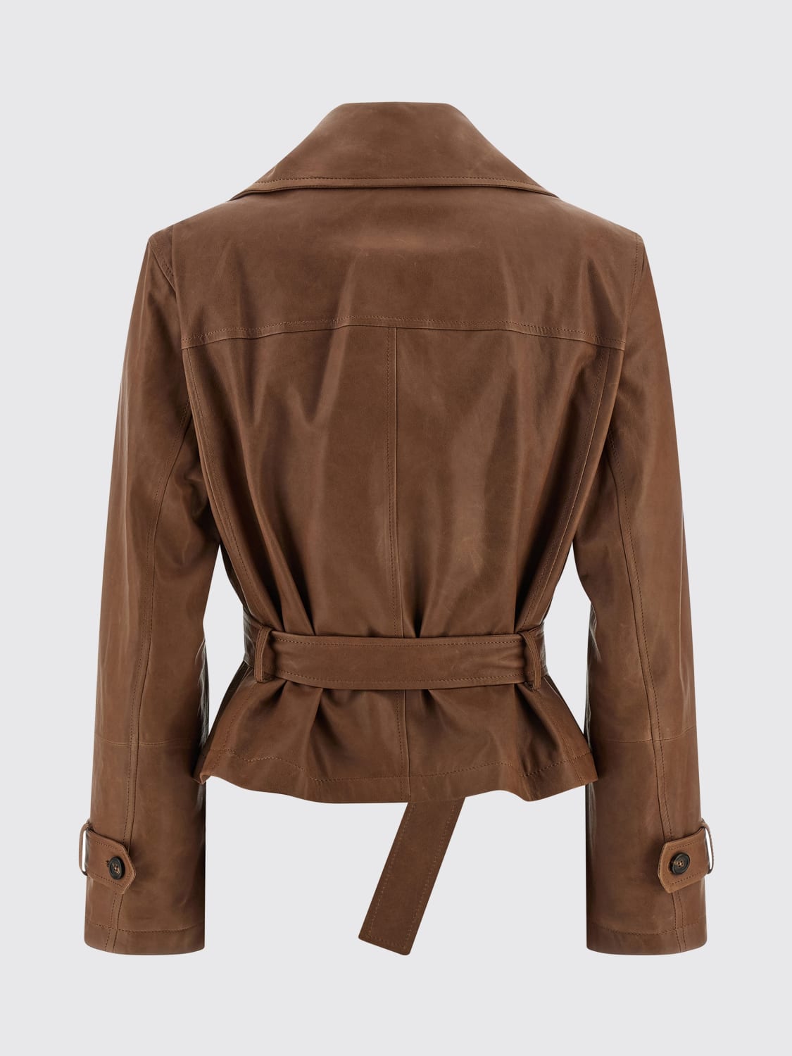 BRUNELLO CUCINELLI VESTE: Veste femme Brunello Cucinelli, Marron - Img 2