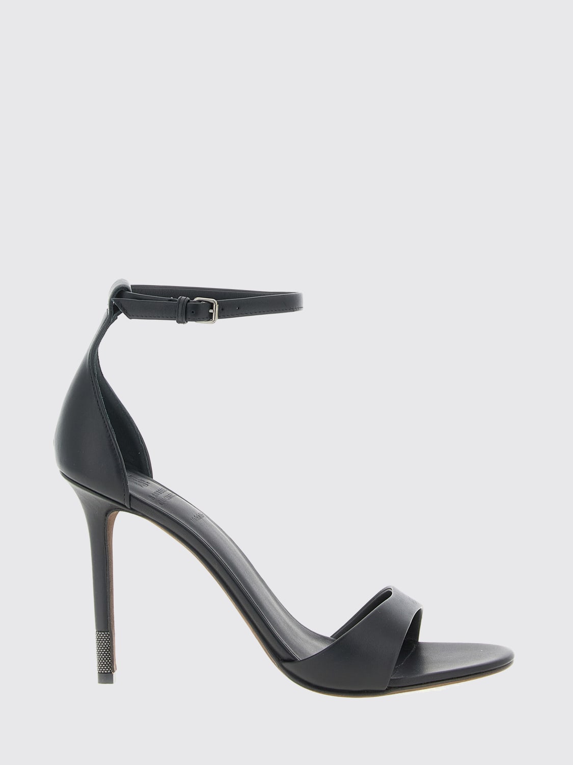 BRUNELLO CUCINELLI HEELED SANDAL: Flat sandal woman Brunello Cucinelli, Black - Img 1