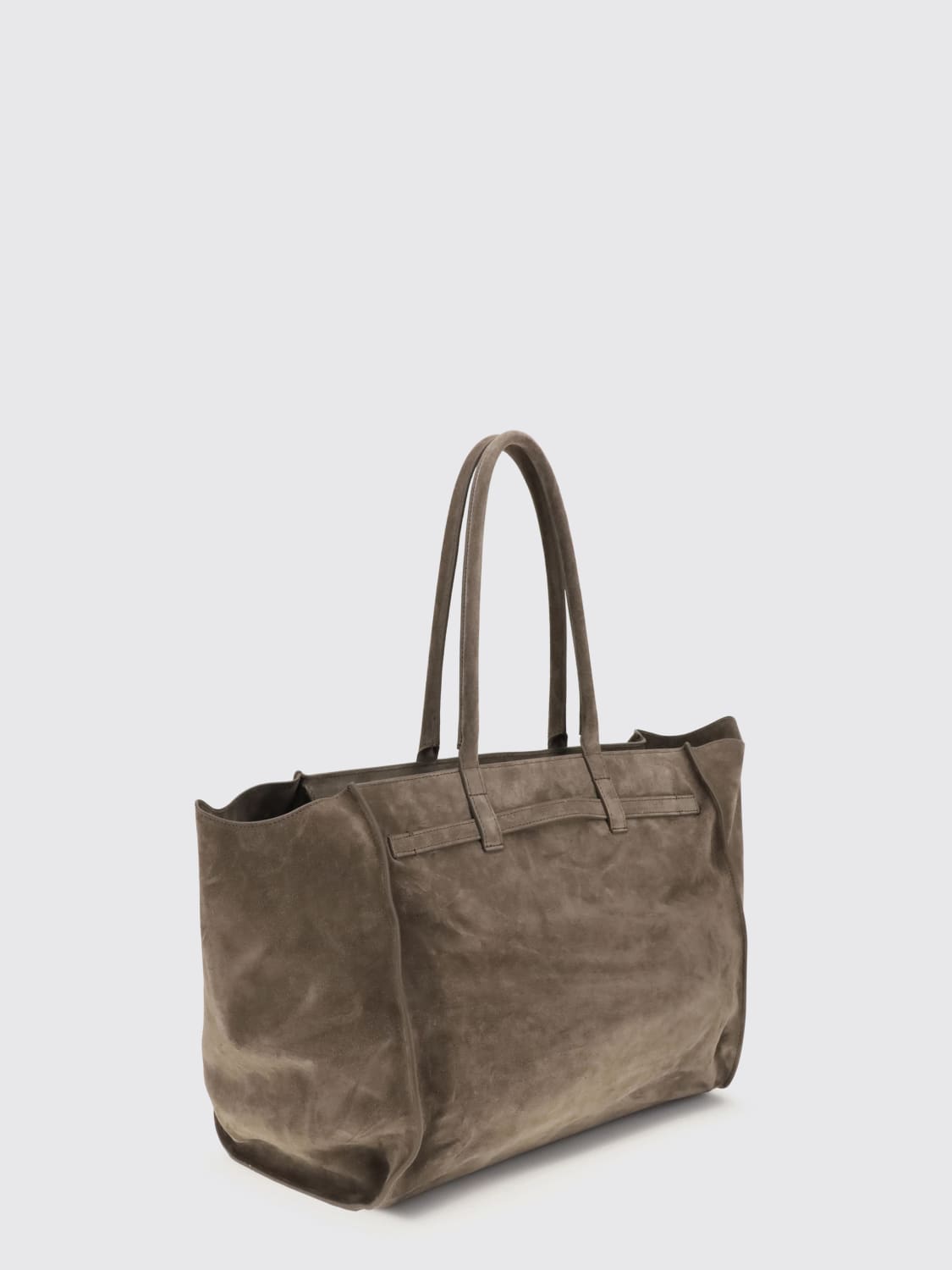 BENEDETTA BRUZZICHES SAC CABAS: Sac porté épaule femme Benedetta Bruzziches, Taupe - Img 2