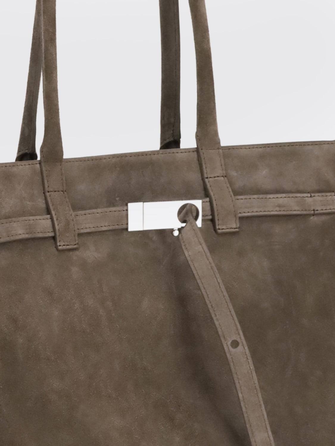 BENEDETTA BRUZZICHES SAC CABAS: Sac porté épaule femme Benedetta Bruzziches, Taupe - Img 3