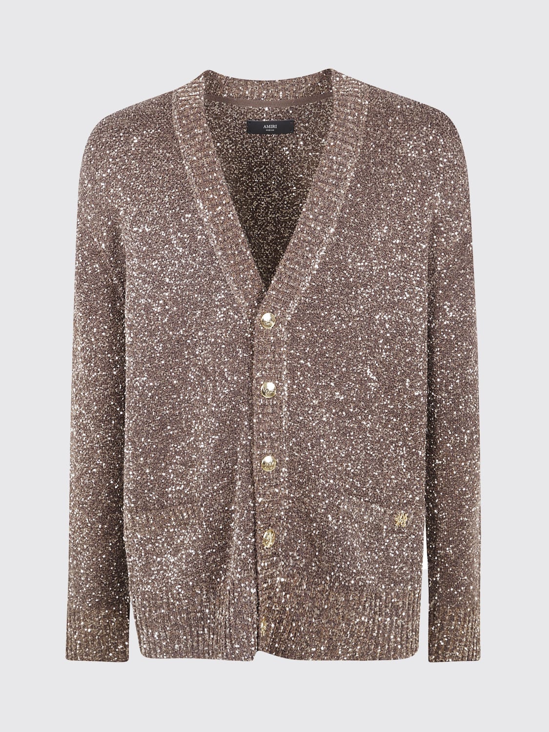 AMIRI PULLOVER: Pullover herren Amiri, Braun - Img 1