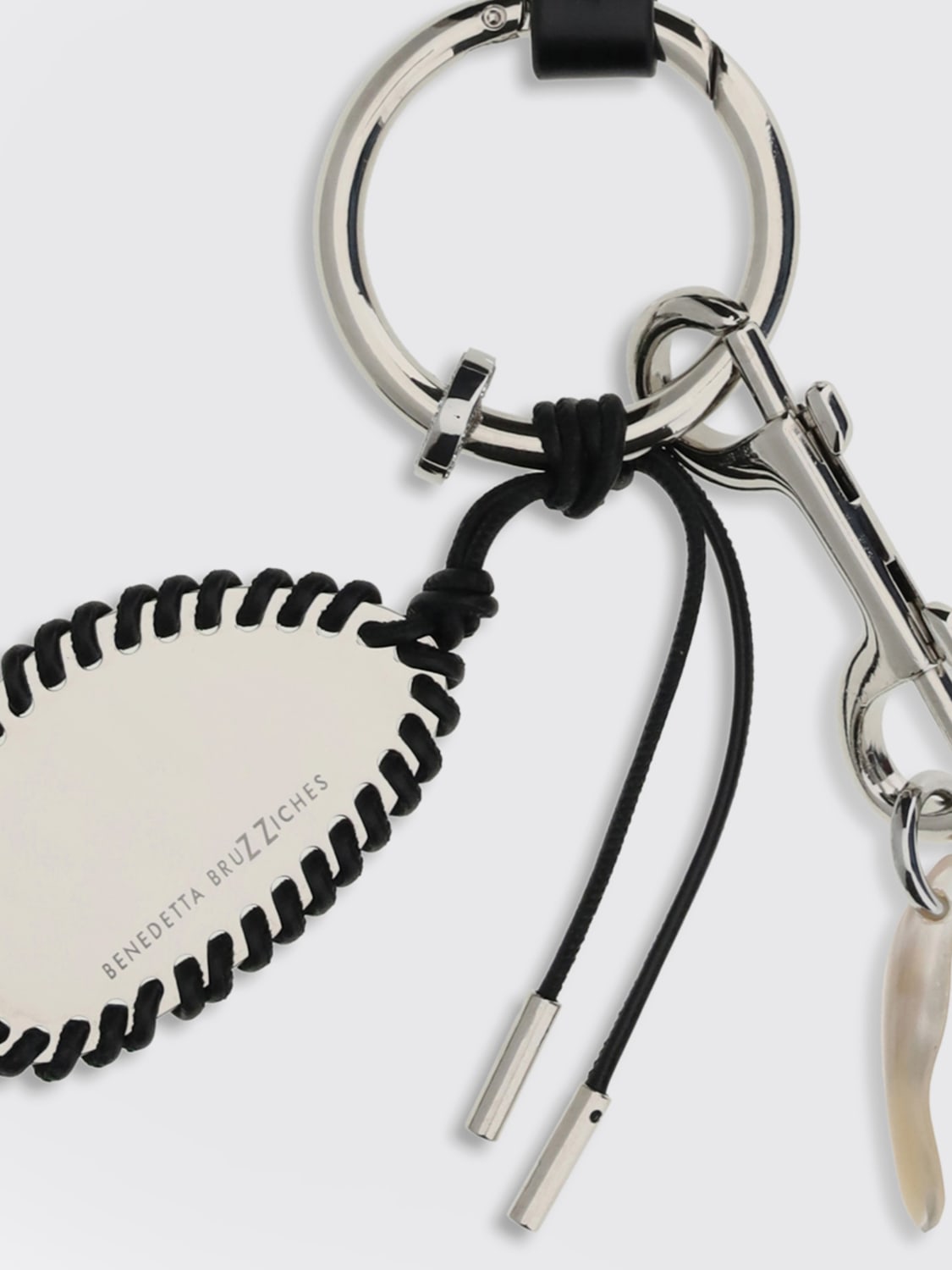 BENEDETTA BRUZZICHES KEY CHAIN: Key chain woman Benedetta Bruzziches, Black - Img 2