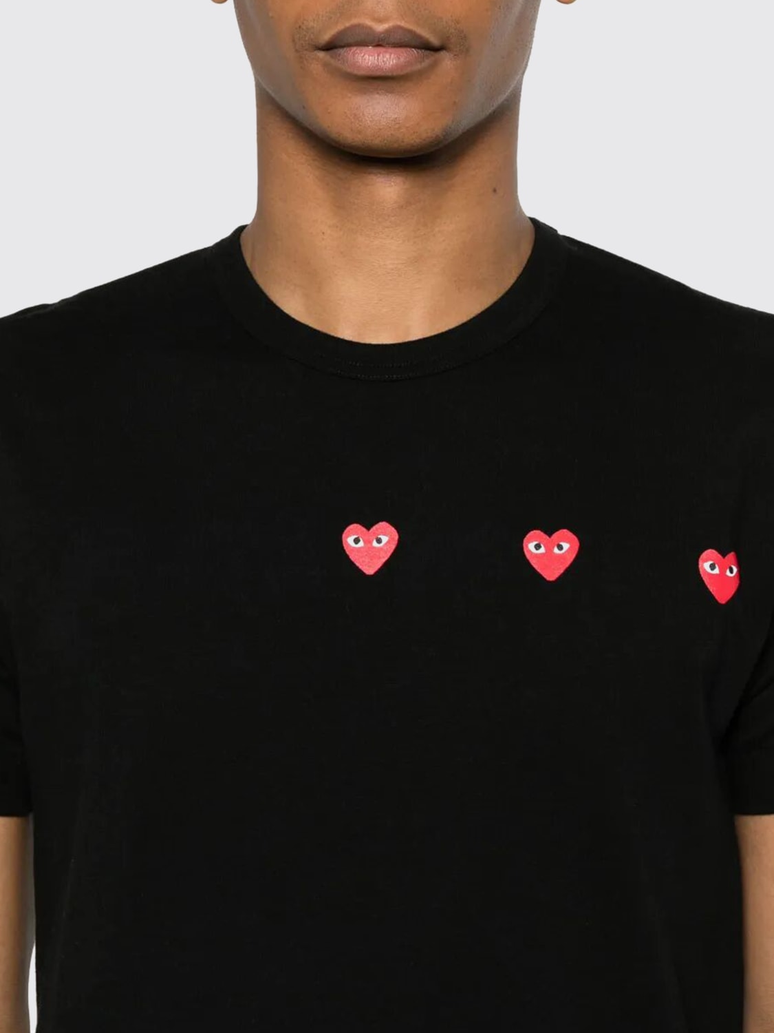 COMME DES GARÇONS PLAY T-SHIRT: T-shirt men Comme Des Garçons Play, Black - Img 3