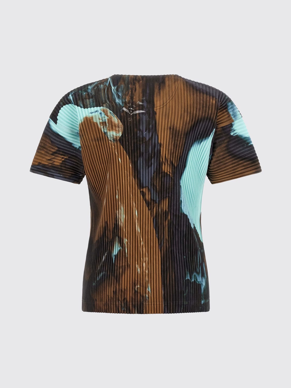 HOMME PLISSE' ISSEY MIYAKE ФУТБОЛКА: Свитер Мужское Homme Plisse' Issey Miyake, Коричневый - Img 2