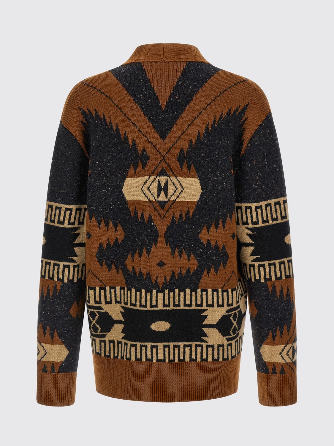 ALANUI PULLOVER: Strickjacke herren Alanui, Braun - Img 2