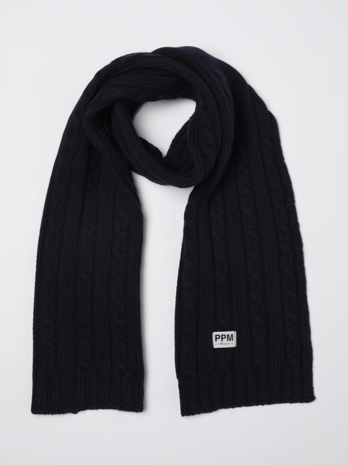 PAOLO PECORA 스카프: 스카프 남아 Paolo Pecora, 블루 - Img 2