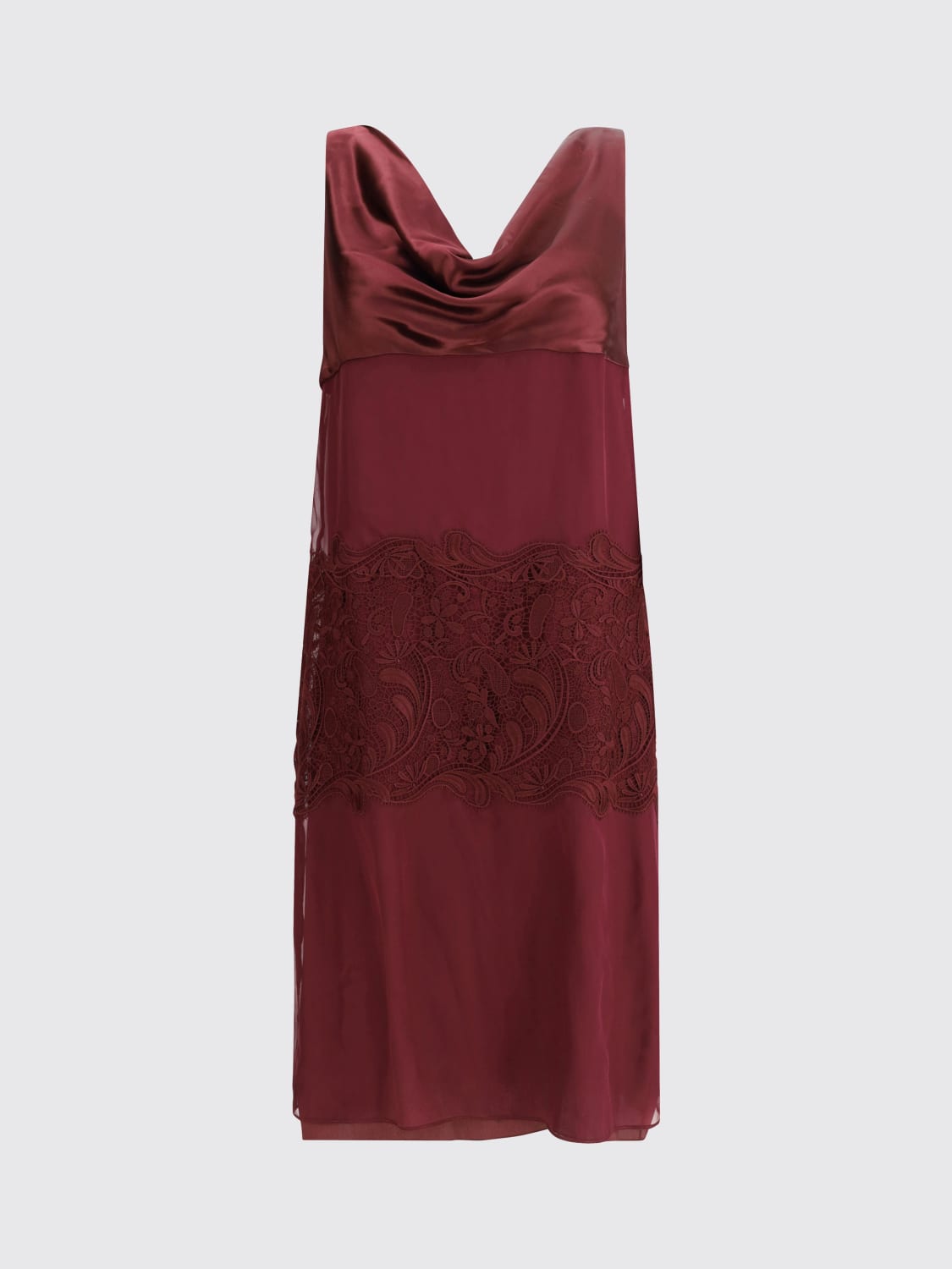 FERRAGAMO DRESS: Dress woman Ferragamo, Plum - Img 1