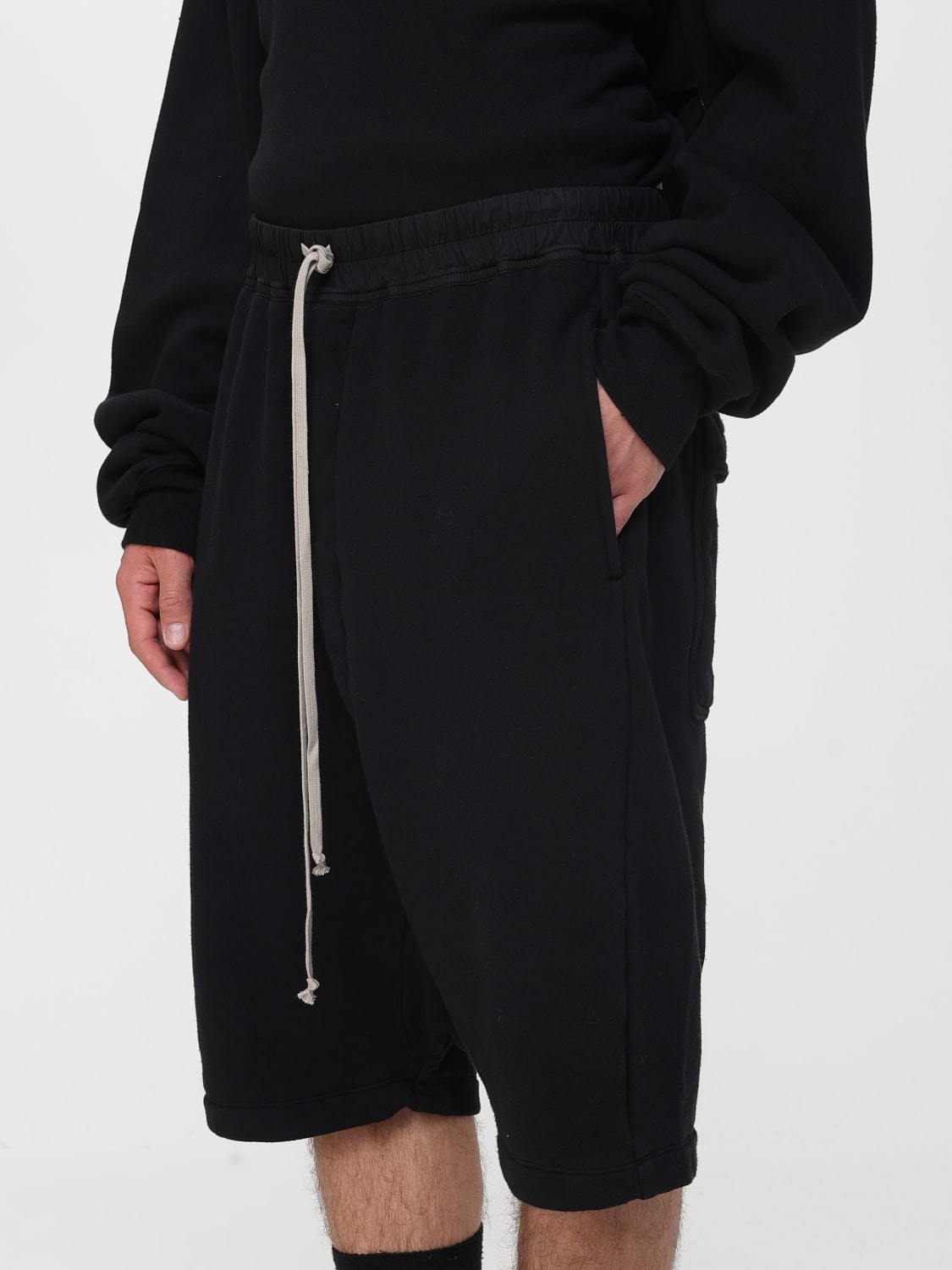 RICK OWENS DRKSHDW SHORTS: Shorts herren Rick Owens Drkshdw, Schwarz - Img 4