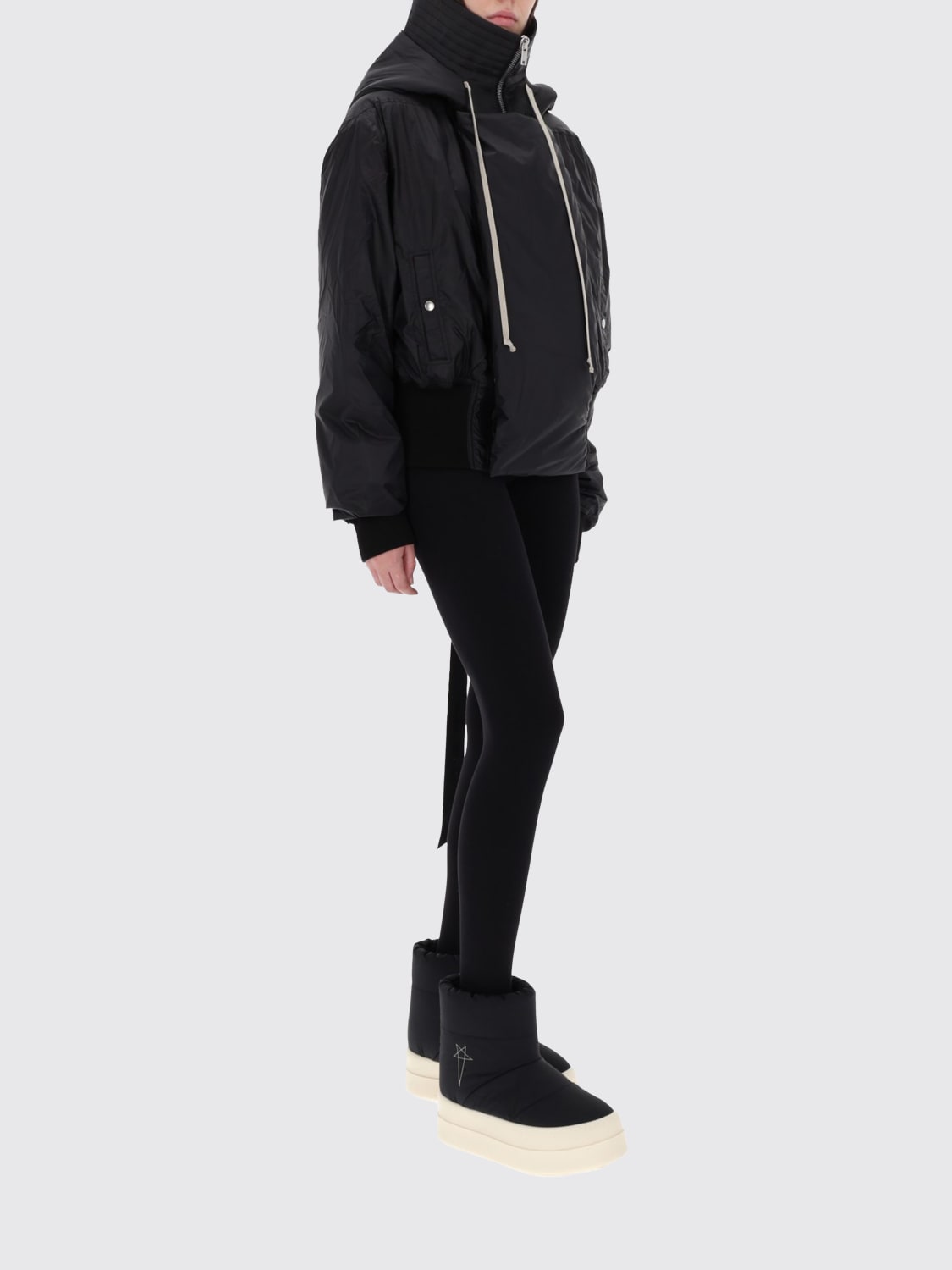 RICK OWENS DRKSHDW JACKE: Jacke damen Rick Owens Drkshdw, Schwarz - Img 4
