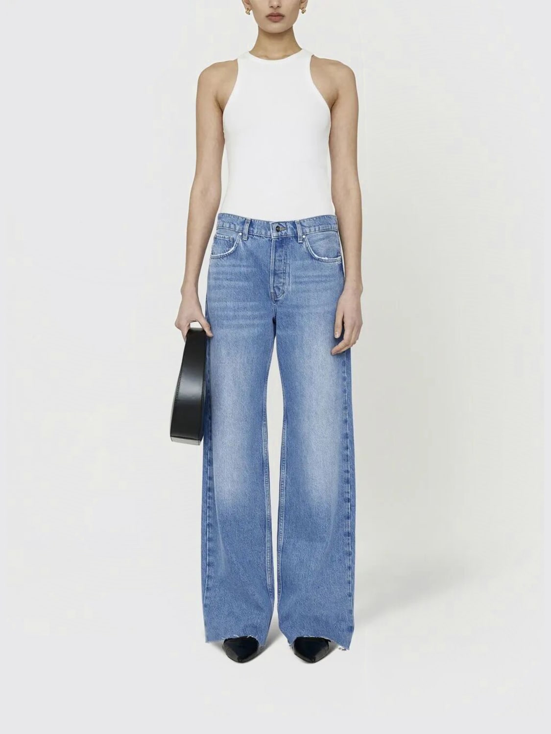 ANINE BING JEANS: Jeans woman Anine Bing, Denim - Img 2
