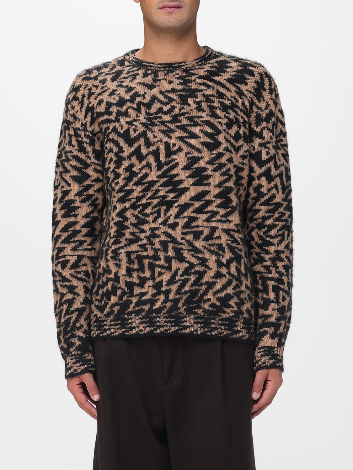 LANEUS SWEATER: Sweater men Laneus, Camel - Img 1