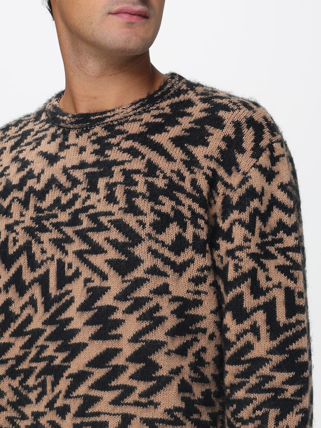 LANEUS SWEATER: Sweater men Laneus, Camel - Img 3