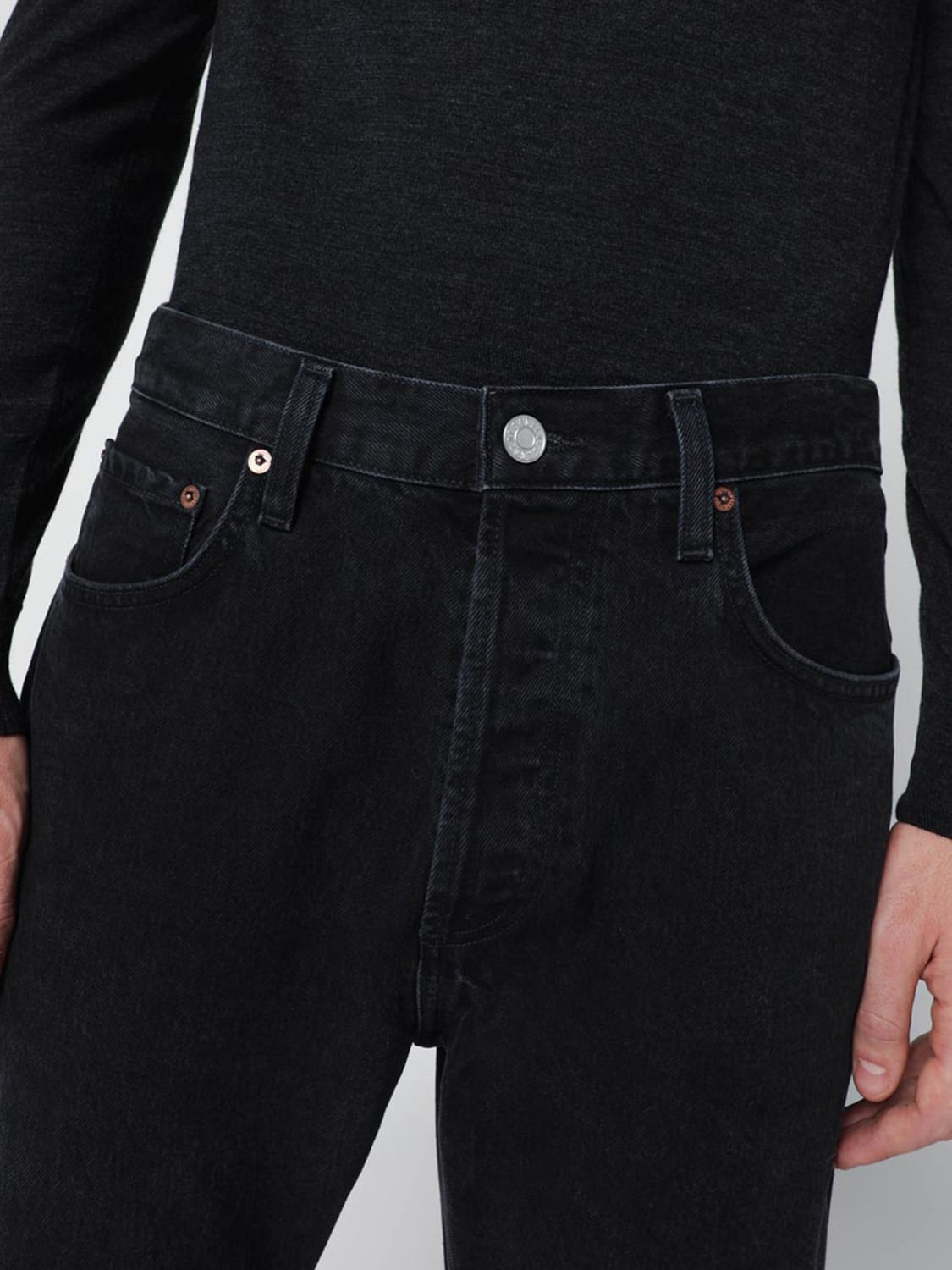 AGOLDE JEANS: Jeans men Agolde, Black - Img 5