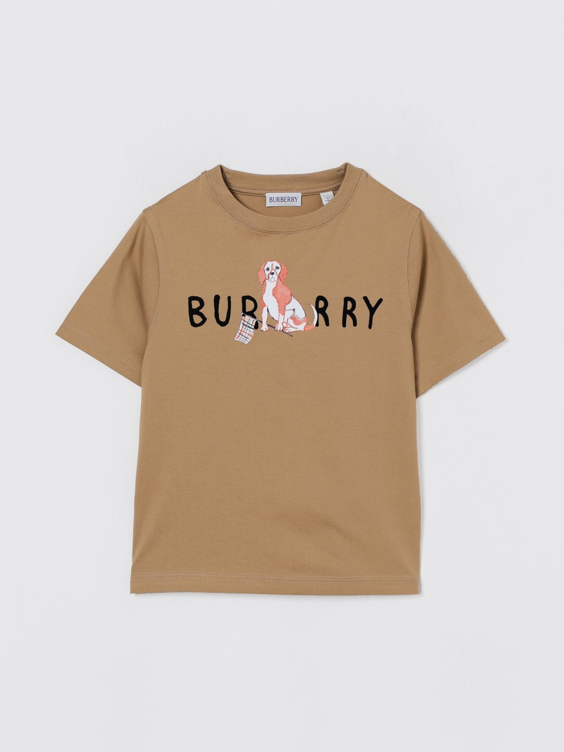 BURBERRY T-SHIRT: Sweater kids Burberry, Sand - Img 1