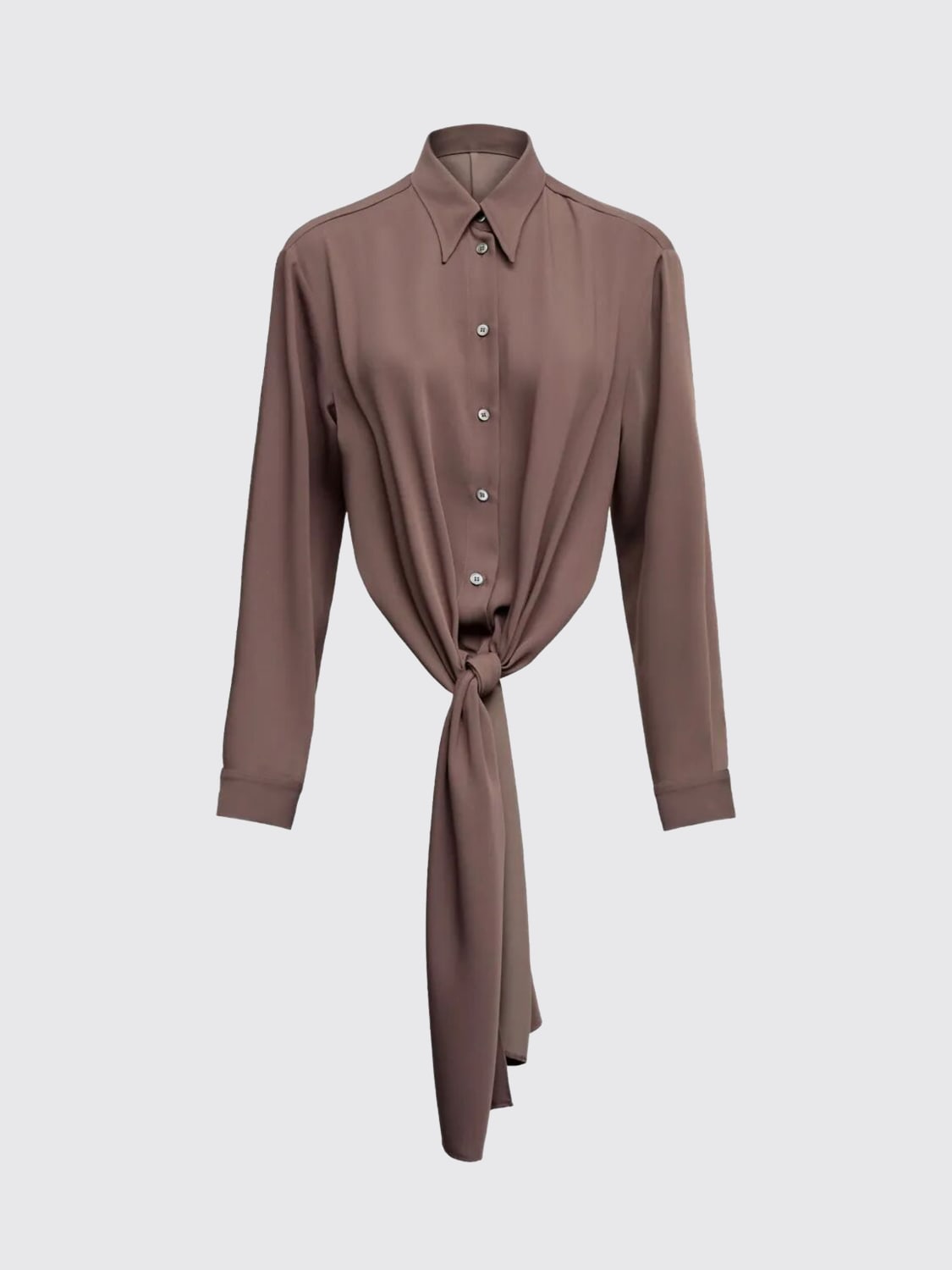 MM6 MAISON MARGIELA SHIRT: Shirt woman Mm6 Maison Margiela, Brown - Img 2