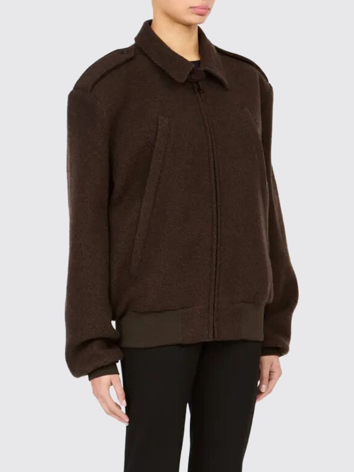 MM6 MAISON MARGIELA JACKET: Jacket woman Mm6 Maison Margiela, Brown - Img 3