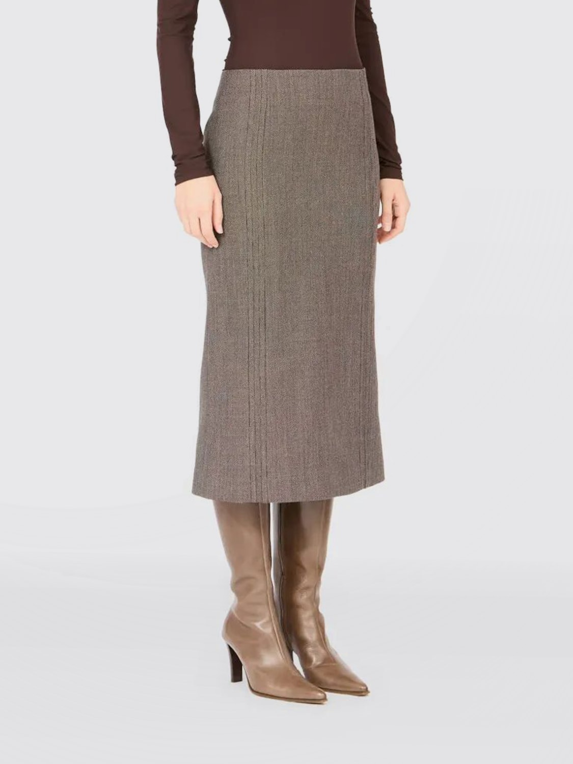 MM6 MAISON MARGIELA SKIRT: Skirt woman Mm6 Maison Margiela, Beige - Img 3