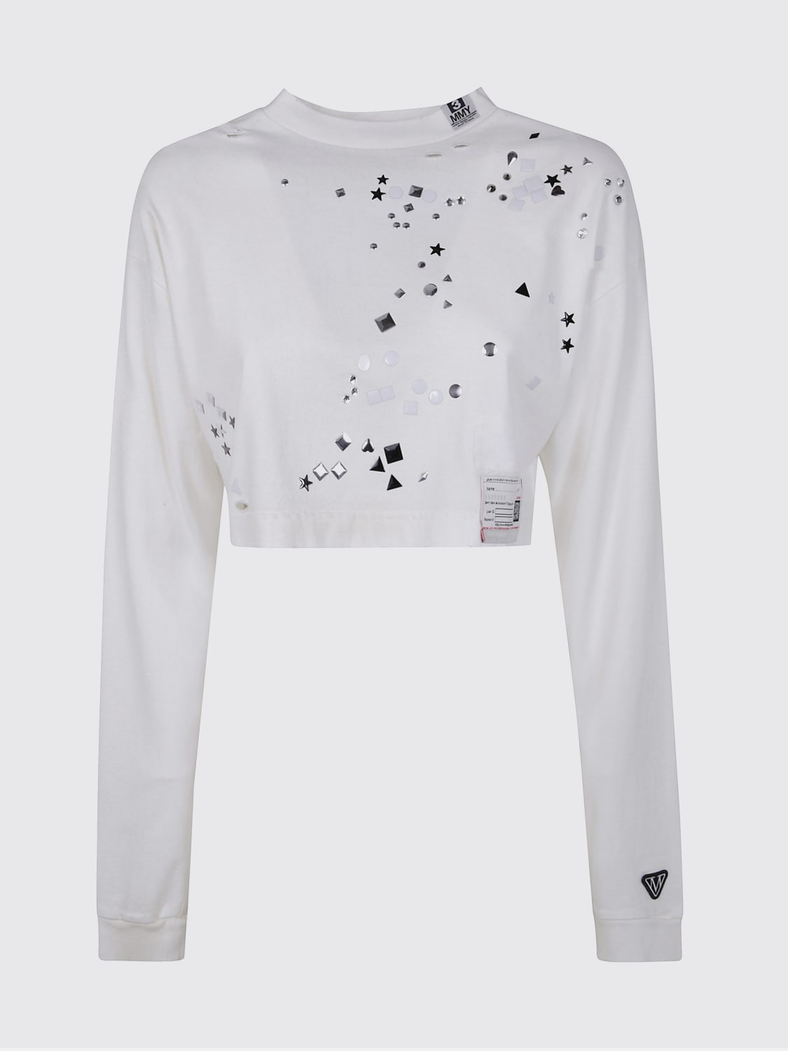 MAISON MIHARA YASUHIRO PULLOVER: Pullover herren Maison Mihara Yasuhiro, Weiß - Img 1