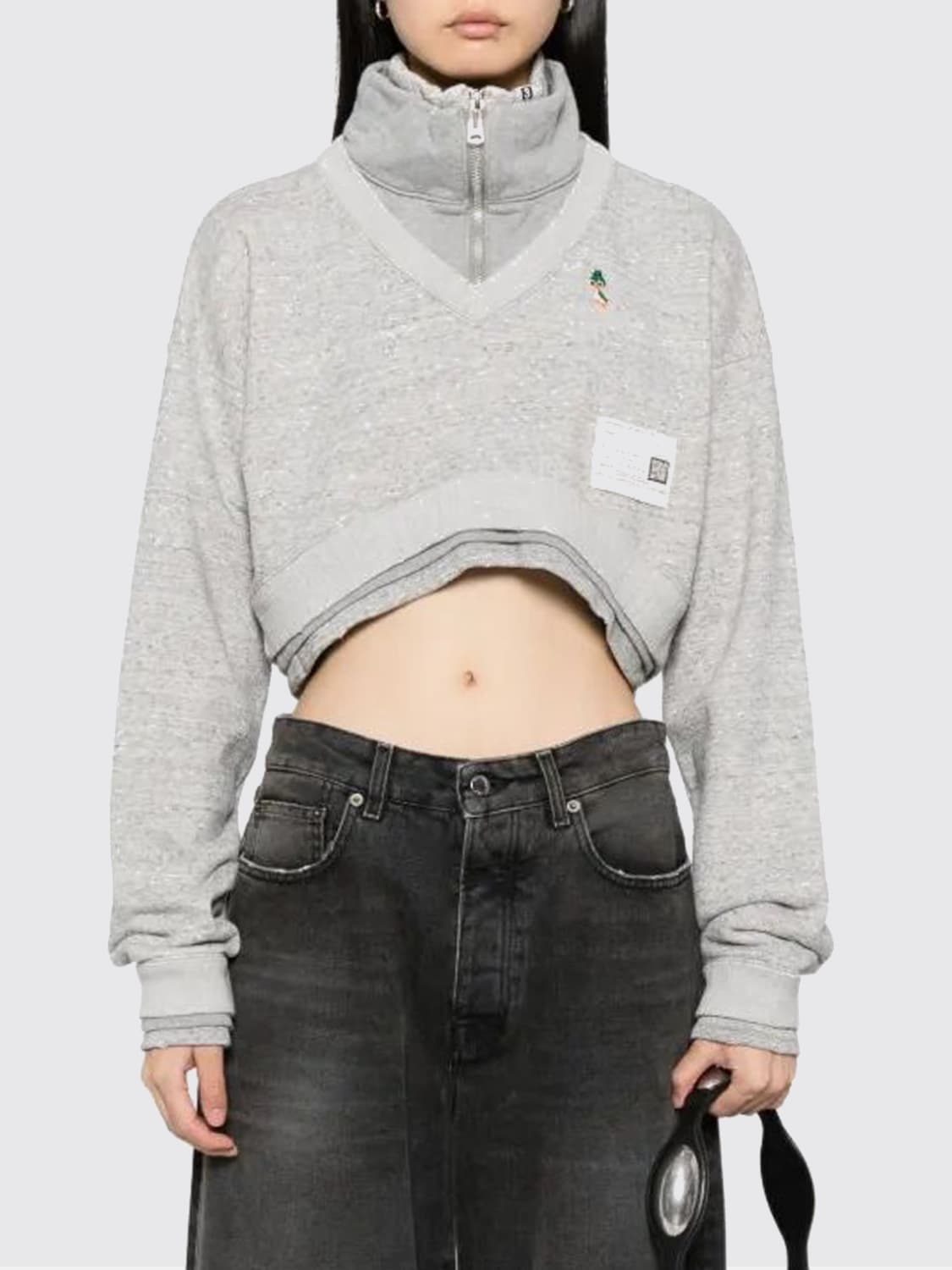 MAISON MIHARA YASUHIRO PULL: Pull homme Maison Mihara Yasuhiro, Gris - Img 1