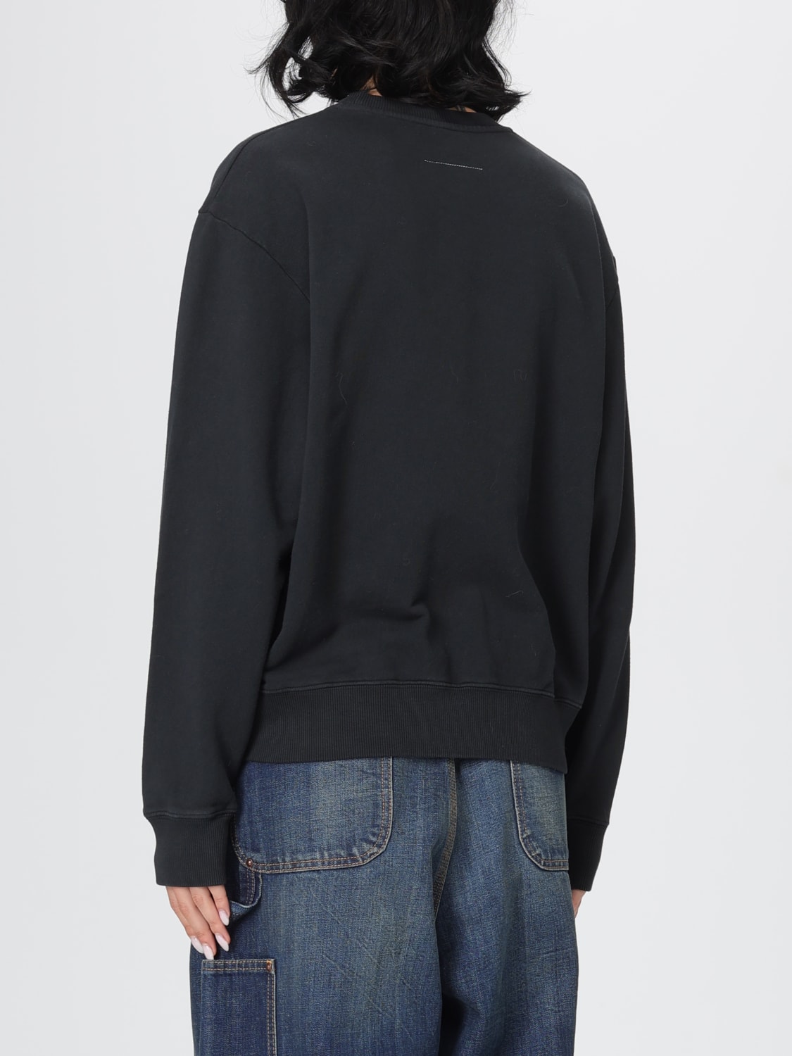 MM6 MAISON MARGIELA SWEATSHIRT: Sweater woman Mm6 Maison Margiela, Black - Img 3