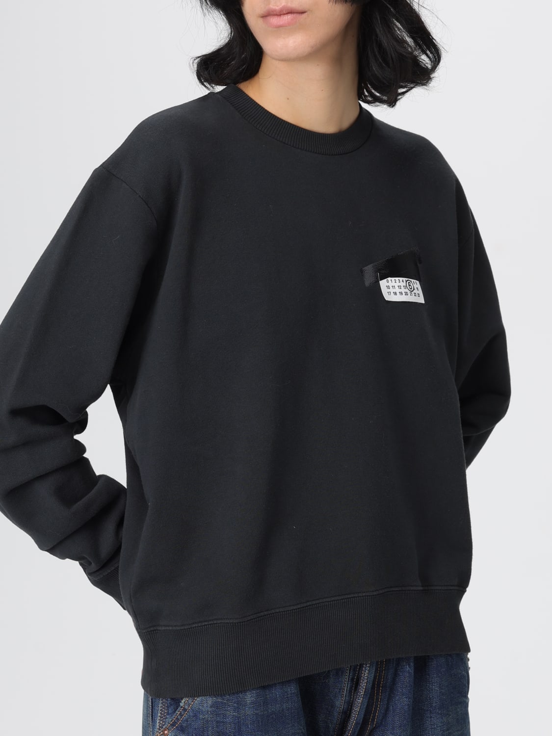 MM6 MAISON MARGIELA SWEATSHIRT: Sweater woman Mm6 Maison Margiela, Black - Img 5