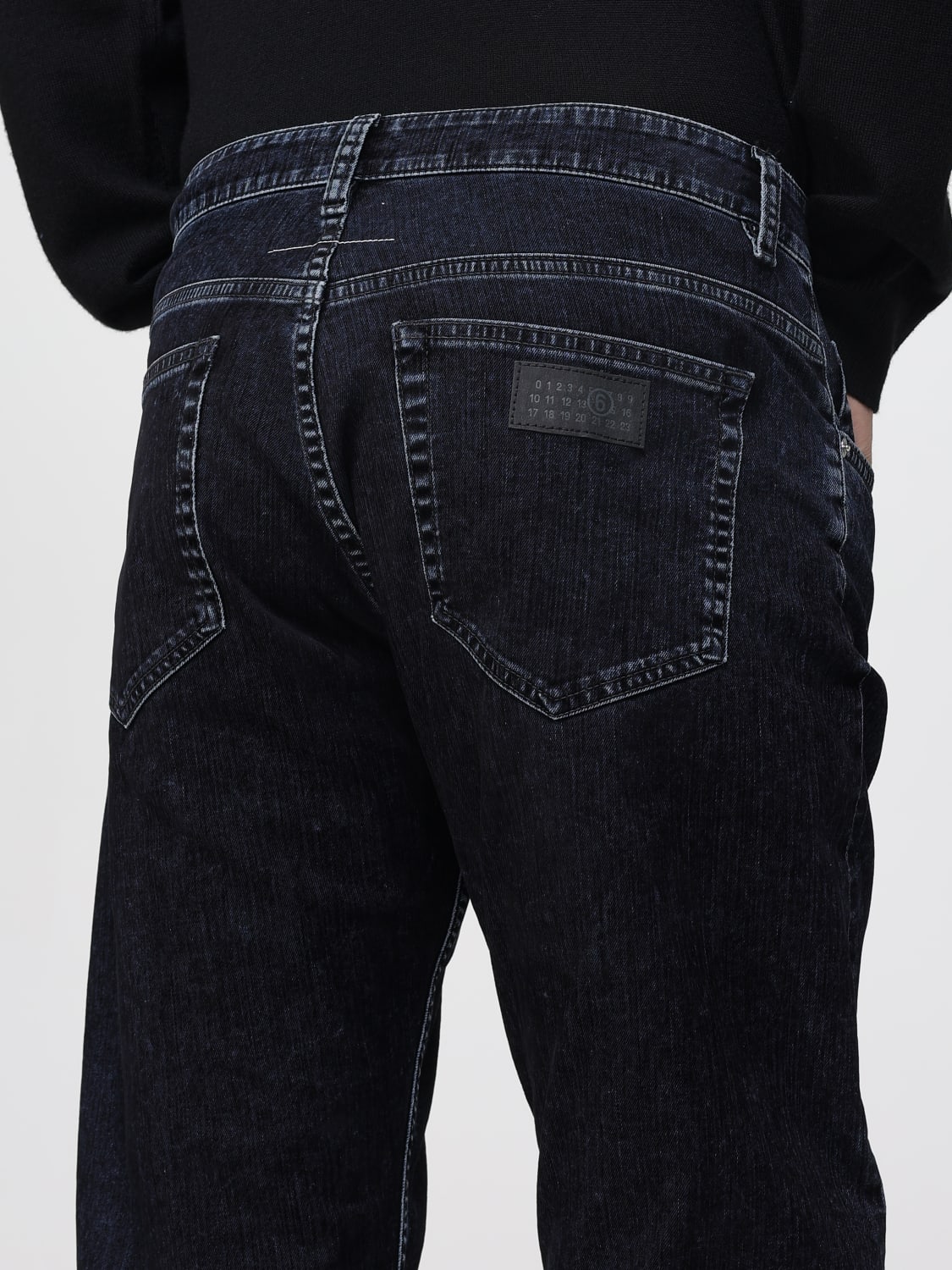 MM6 MAISON MARGIELA JEANS: Jeans men Mm6 Maison Margiela, Black - Img 4