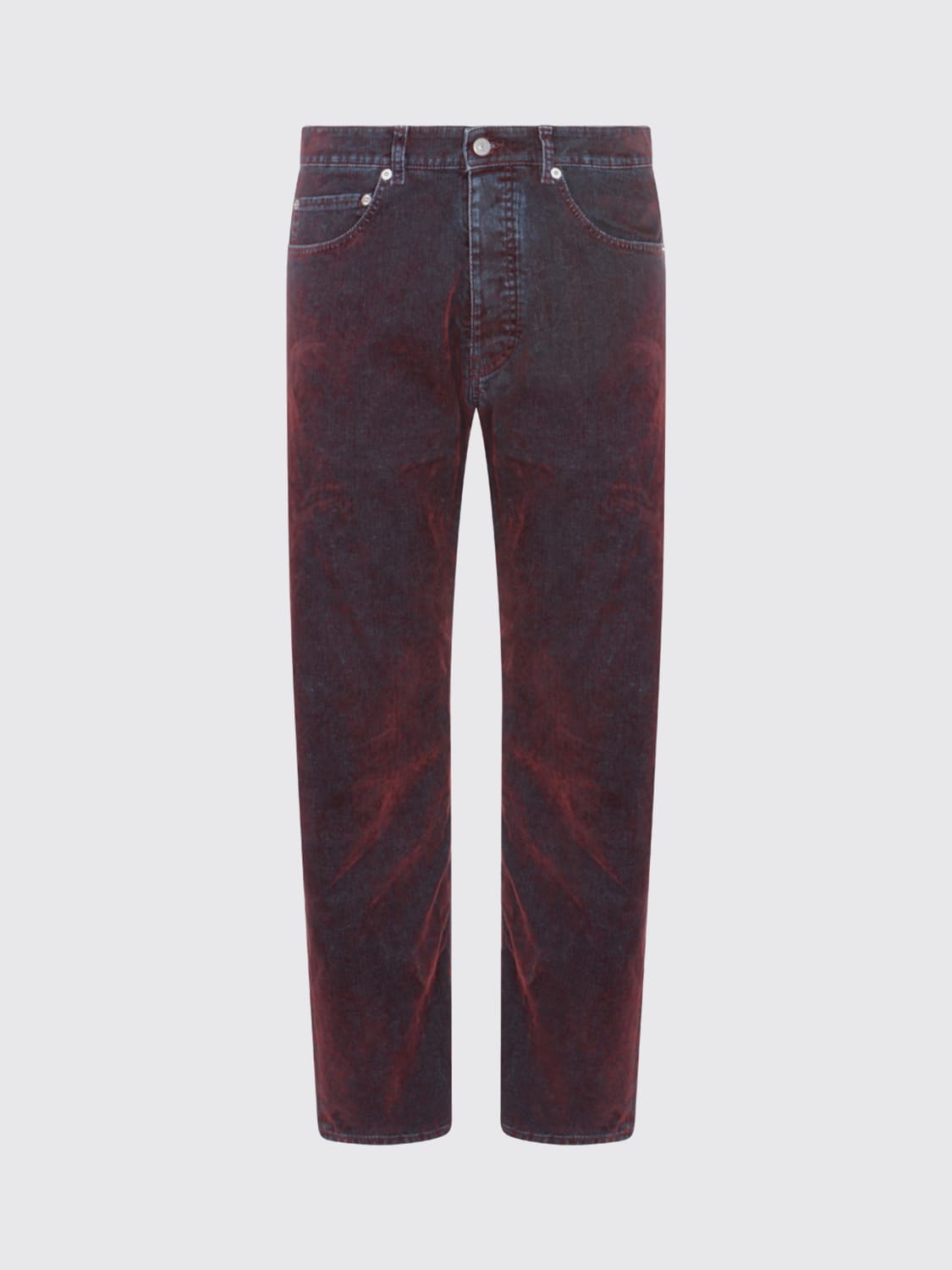 MM6 MAISON MARGIELA JEANS: Jeans herren Mm6 Maison Margiela, Rot - Img 1