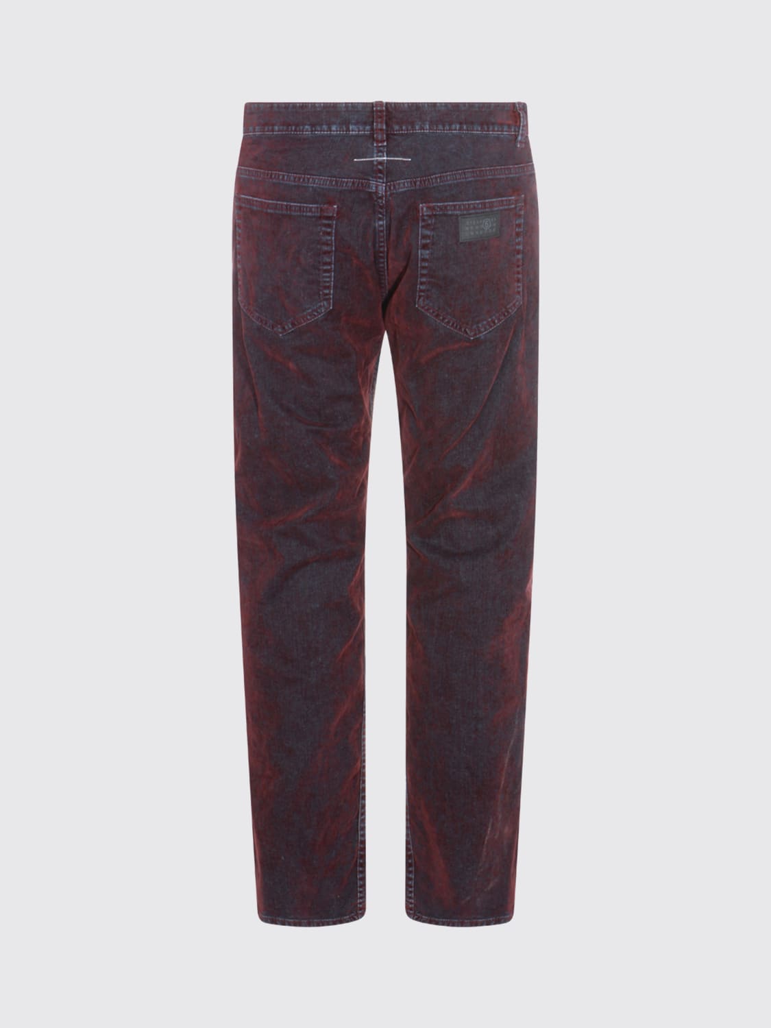 MM6 MAISON MARGIELA JEANS: Jeans herren Mm6 Maison Margiela, Rot - Img 2