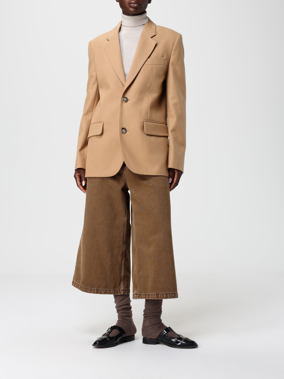 AMI PARIS SHORTS: Shorts damen Ami Paris, Braun - Img 2