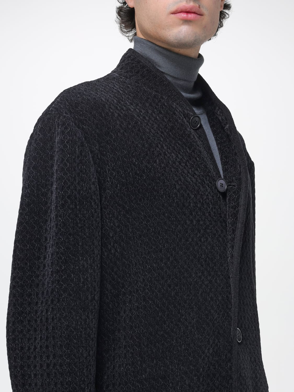 GIORGIO ARMANI SWEATER: Sweater men Giorgio Armani, Black - Img 5